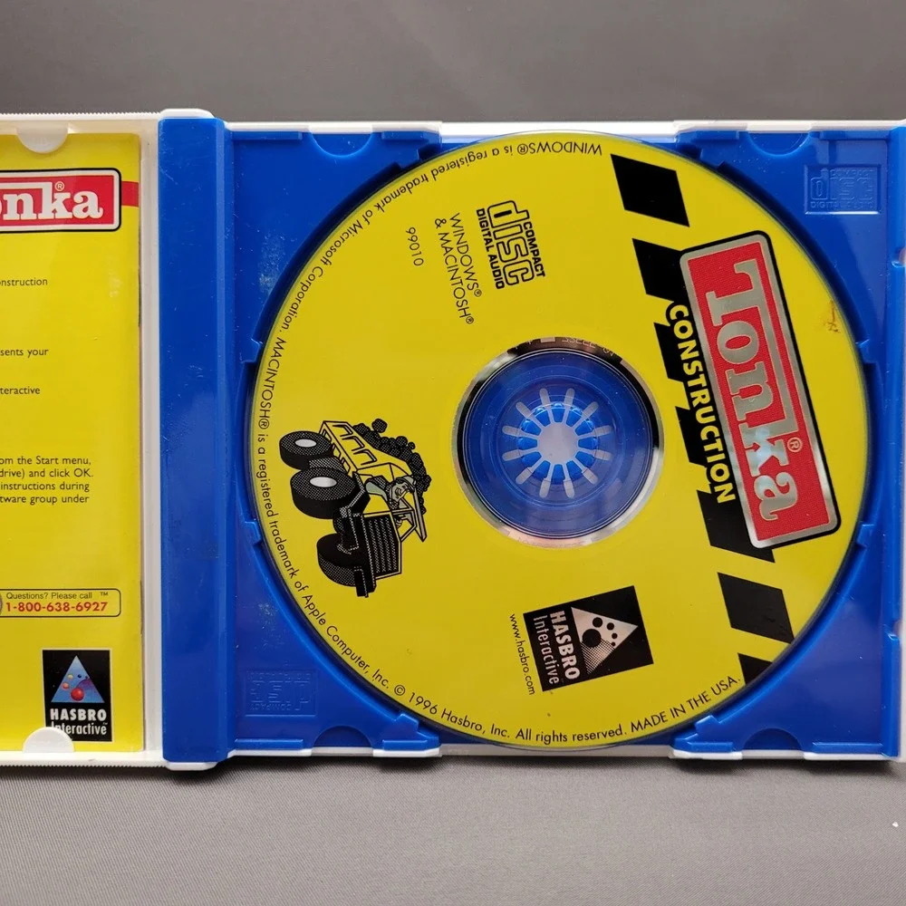 Tonka Construction by Hasbro Interactive (CD-ROM, 1996)